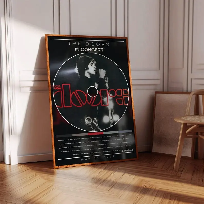 The Doors Poster In Concert Poster Album Poster Print Album Cover Poster Rock Music Poster Room Decor Music Gift Music Decor