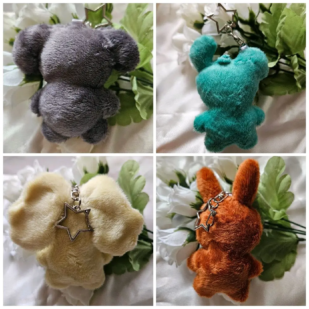 ALNST] 1PC Handmade Alien Stage Bunny Rabbit Plush Keychain