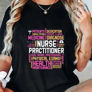 100% Cotton Nurse Practitioner NP Medicine Health Care T-Shirt