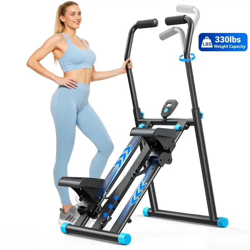 （Live Only）Special Link for Flash sale Merach Stair Stepper with Handlebar for Full-Body Workout, 300LBS Capacity,  Compact Cardio Climber Exercise Machine with Adjustable Pedals, Vertical Climber for Home Gym, TikTokShopBlackFriday