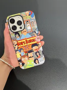 Bob's Burgers Character Collage Case | Shockproof Tough Cover with Anti-Scratch Finish | Slim Fit Protective iPhone Case