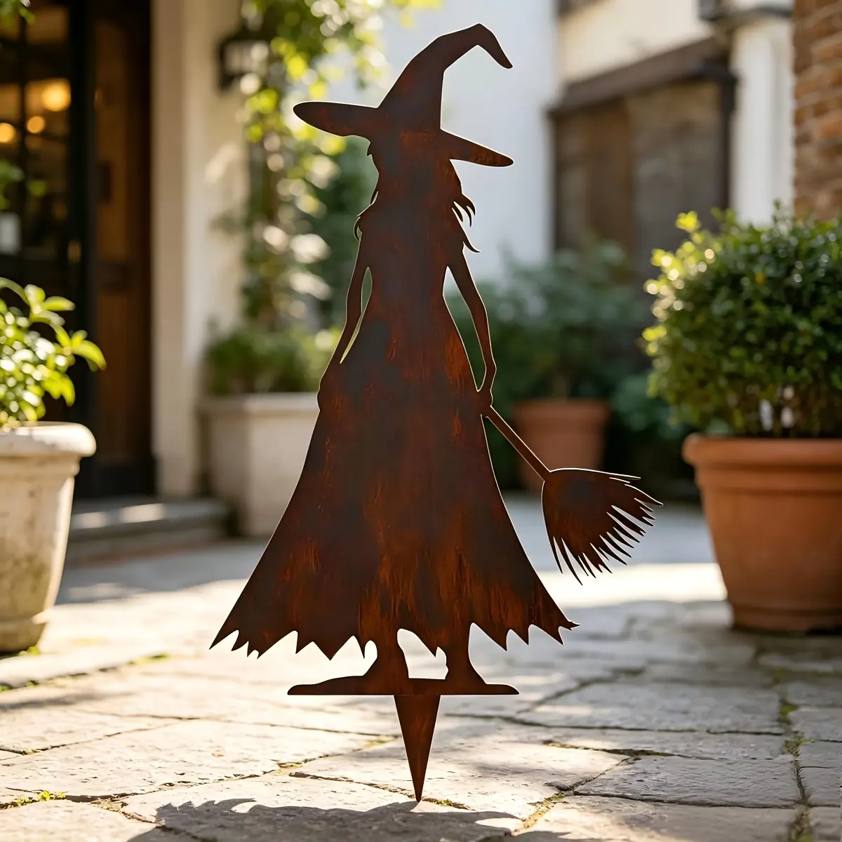 Lawn Planter Decoration with Prong Base - Temp-tations Outdoor Aesthetic Boho Chic Wall Hanging, Unique Garden & Entryway Home Decor Supply  bedroom wall decor