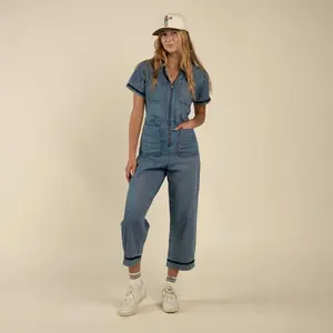 The Dolly Jumpsuit - Medium Indigo