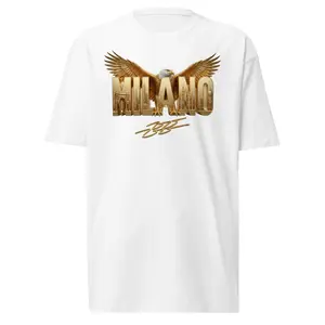 Men's Milano 'Gold Edition' Premium Heavyweight Cotton Tee - Classy, Casual, Layer-Friendly Cotton Fabric Top