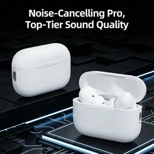 Blutooth Wireless Headphone, Active Noise Cancellation, Low Latency Music Earbuds, Waterproof, Lithium Polymer Battery, Aesthetic Design