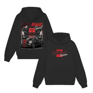 Shelby Super Snake Sport Hoodie – Muscle Car Graphic Pullover, Unisex Performance Streetwear for Ford Fans