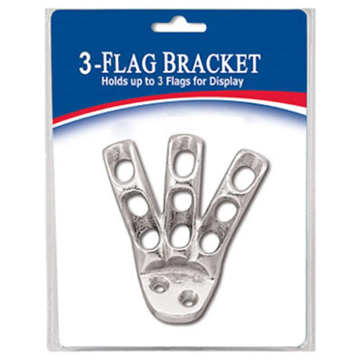212 MAIN Cast Aluminum 3-Flag Display Bracket (Annin Flagmakers 645002R) – Holds Flags, Mounts Easily, Suitable for Window & Outdoor Boating Use