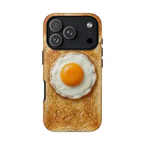 Fried Egg on Toast iPhone Case | Foodie Gift