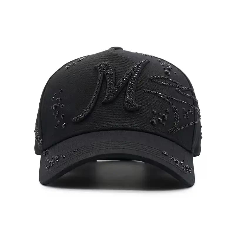 2026 Trendy Party Hats：31 Hats x El Mago Total Black Snapback – Adjustable Streetwear Cap
