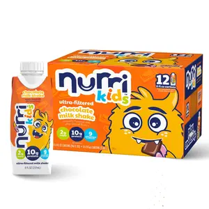 Nurri Kids 10g Protein Ultra-Filtered Milk Shake, Chocolate, 8 fl. oz. 12 pk.