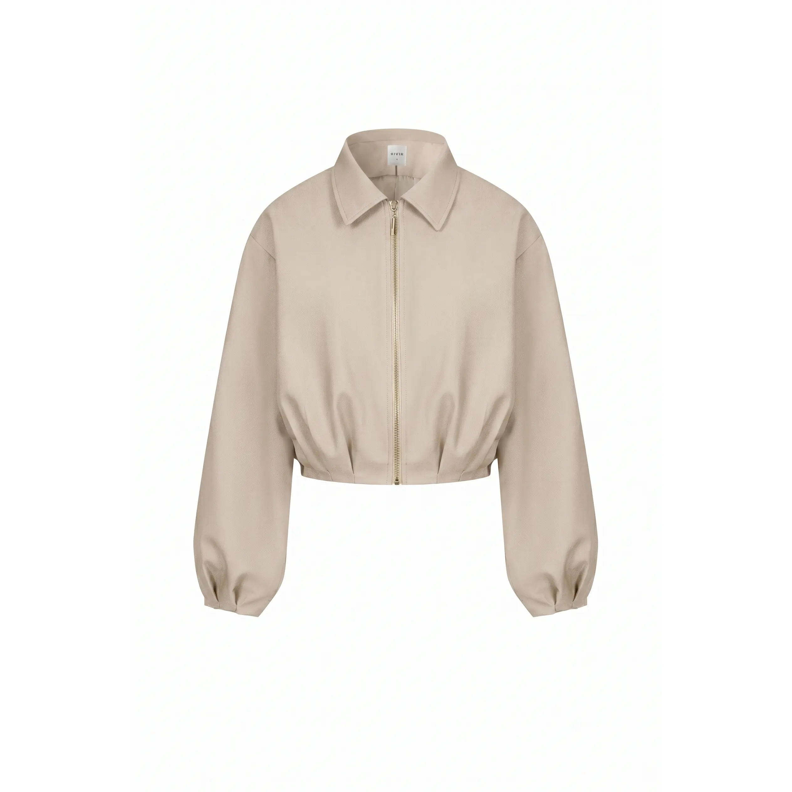 Draped Twill Jacket