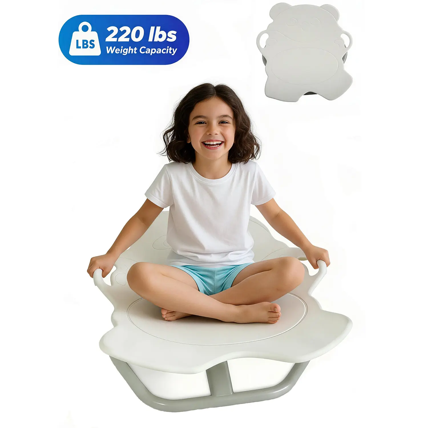 Sensory Toys Kids Swivel Chair,Kids Swivel Chair, panda Sit and Spin Seat Balance Chair, Regulating Toddler’s Body Balance,Metal Base Non-Slip   Fun Furniture kids outdoor play kids outdoor play Seater Autism