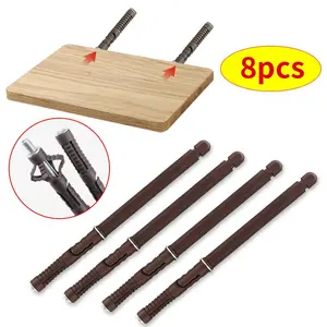 Wooden Board Nail, 8 Counts/set Invisible Board Nail, Layer Board Fixed Support Hardware Accessories, Floating Shelf Brackets Support Invisible Board Nail