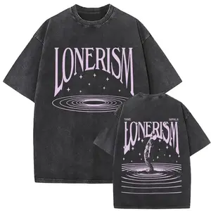 Mens Vintage Oversized Washed Short Sleeve T-shirt Tame Impala Rock Band Deadbeat Tour 2025 Album Hip Hop Fans Gift T-shirts
