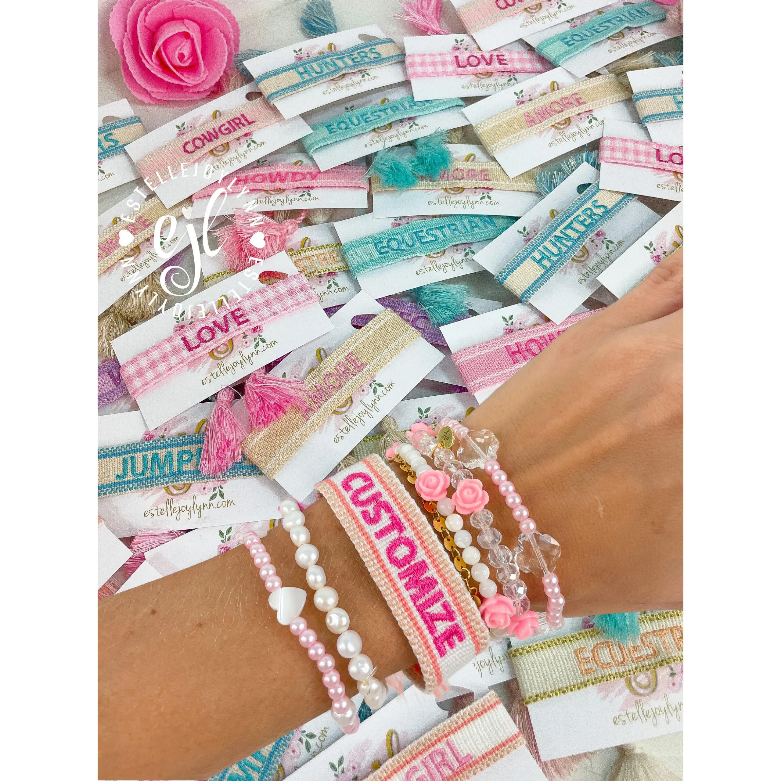 Personalize Your Own Embroidered Bracelet