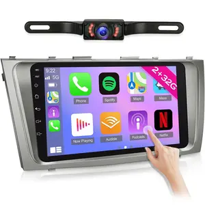 Android 13 Car Stereo for 2007-2011 Toyota Camry – 9" Touchscreen, Wireless CarPlay & Android Auto, WiFi, GPS, SWC, 2+32GB, Bluetooth, Backup Camera