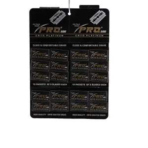 Cryo platinum Double Edge Razor Blades, Chromium Coated, Saloon Pack, 20 Counts(5 Blades Each Counts)
