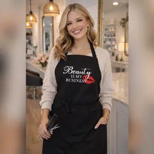 Embroidered Salon Apron, Beauty Is My Business, Hairstylist Gift