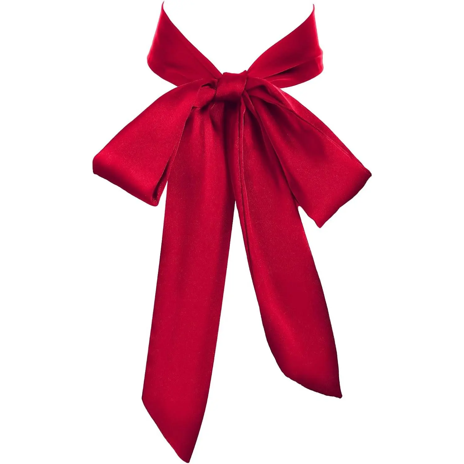 Tie for Women Self Tie Satin Ribbon Bow Tie Wide Folding Bowties Accessory for School Uniforms Cosplay Wedding Party