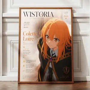 Colette Loire Wistoria Poster - Wand and Sword Season 2 Wall Art Print