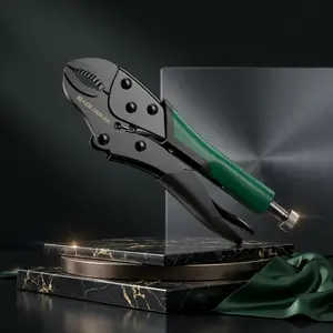 Heavy Duty Locking Pliers, Vise Grip with Adjustable Jaw & Quick Release, Strong Grip Clamp Tool for Pipes, Nuts, Bolts, Plumbing & Auto Repair
