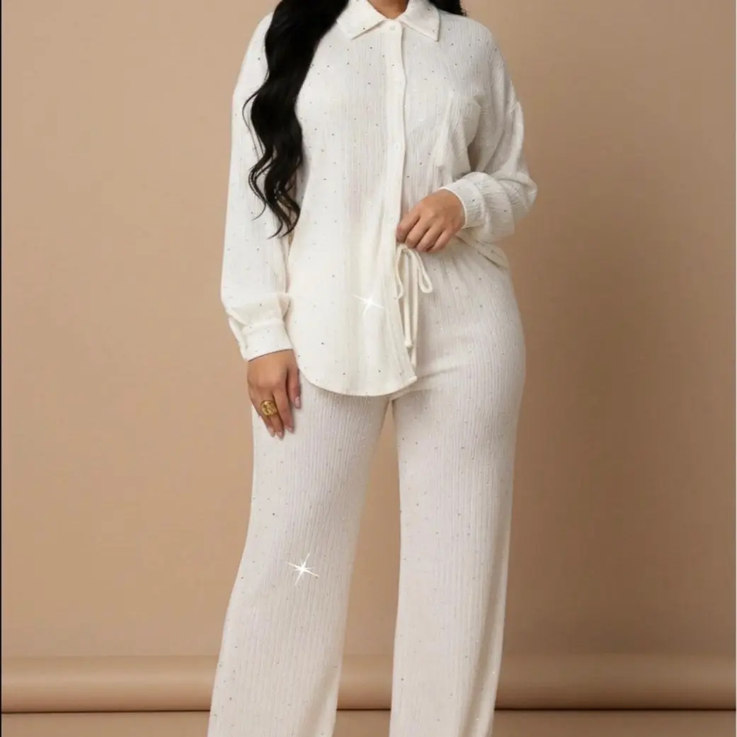 Off White Rhinestone