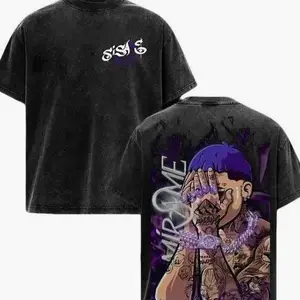 Rapper Blessd SI SABE Album 2025 Tour T-Shirt,Men Women Vintage High Street Fashion Hoodies Unisex Casual Sweatshirts IRS