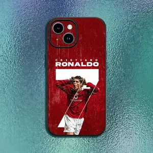 CR7 Ronaldo 7 Custom Durable Personalized Lightweight Soft Shell Football Phone Case - Classic Black - for iPhone 17 Air,16,15,14,13,12,11,Pro,MAX Plus - Mobile Phone Protection Accessory