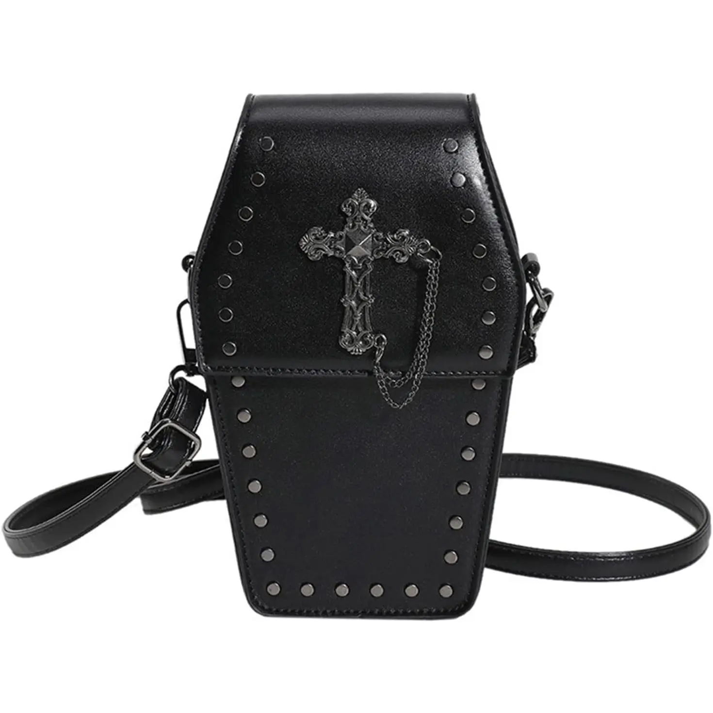 Goth Purse Coffin Halloween Purses Clutch  Bag Small Crossbody Bag Spooky  Cute Wallet