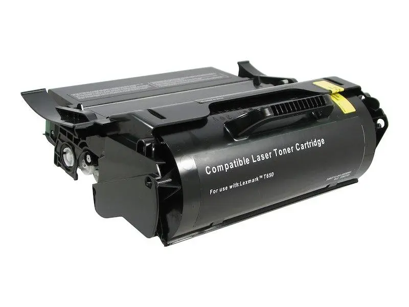 Lexmark T650H11A Black High-Yield Compatible (Non-OEM) Toner Cartridge - Dense Dark Black Output, Fresh Imaging Chip, 100% Satisfaction Guarantee, Free U.S. Shipping, Meets Print-Quality Standards | Castle Ink, Economical Way To Keep Printer In Service, L