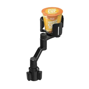 Adjustable Car Cup Holder Expander, 360 Degree Rotating Design, Durable Interior Organizer Accessory for Most Cars