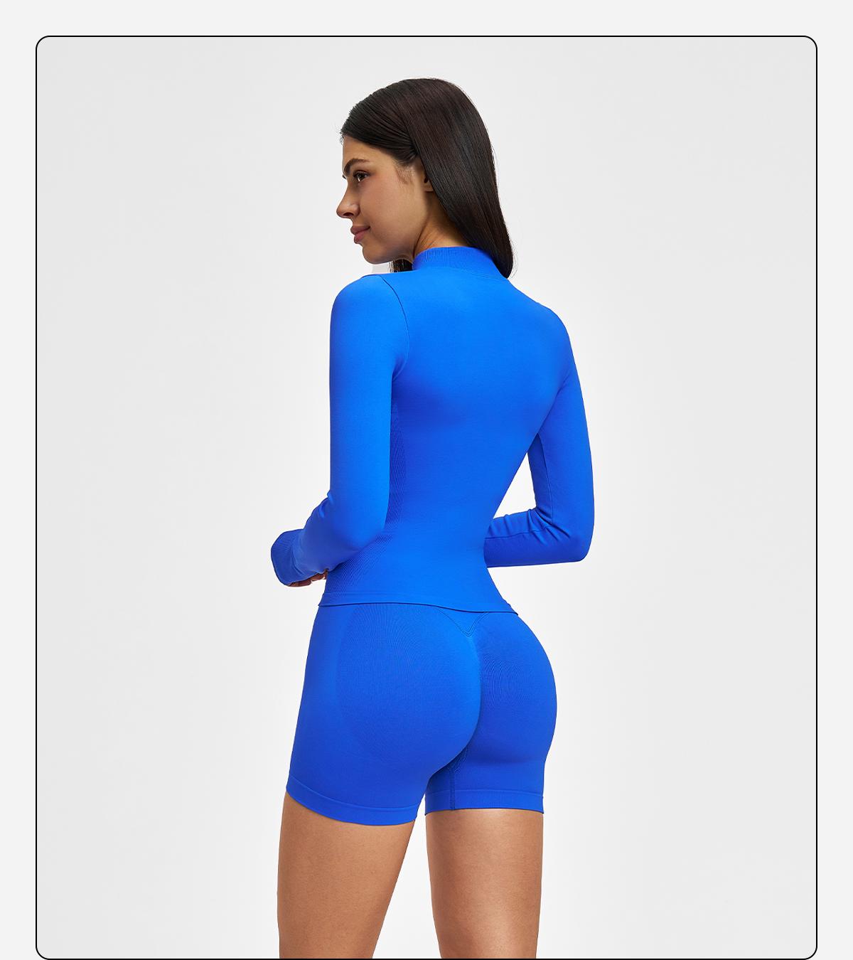 MFNIM Women’s Seamless Yoga Set – Cross-Back Design, Tight Fitness Wear, High-Stretch Running Workout Set