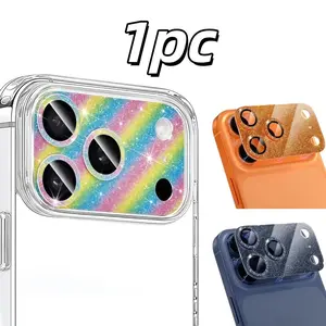 Glitter Full Coverage Lens Film for iPhone 17 Series - Full Coverage Rear Camera Protector - Scratch-resistant, Drop-resistant, Practical and Exquisite