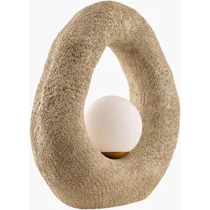 Orange Modern Table Lamp for bedside or console tables