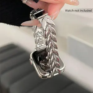 Fashionable Stainless Steel Watch Band, Replacement Watch Band for iWatch Series SE Series 10 9 8 7 Ultra 6 5 4 3 2 1, Smart Watch Accessories