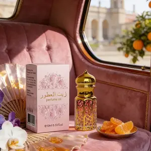 Dubai Arabian Perfume Oil, Long-Lasting Fragrance Rollerballs Scent, Portable Aromatic Wood Fragrance, Suitable for Men and Women, Home Office Travel Use, Scented Perfume