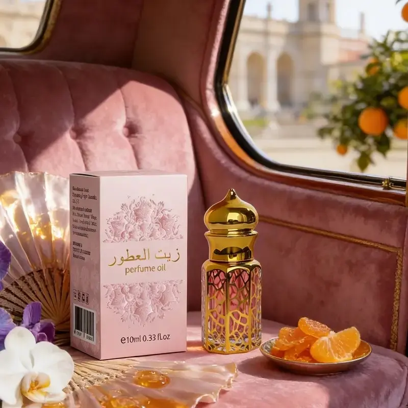 Dubai Arabian Perfume Oil, Long-Lasting Fragrance Rollerballs Scent, Portable Aromatic Wood Fragrance, Suitable for Men and Women, Home Office Travel Use, Scented Perfume, Aromatic Woody