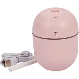 3 in 1 Mini USB Ultrasonic Humidifier with LED Lighting Ultra-Silence Mini Desk Vaporizer for Home Office Car