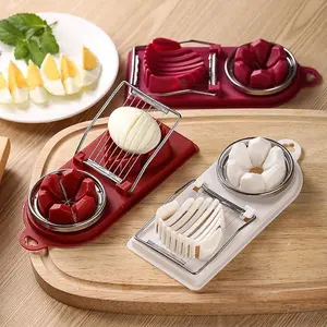 You Won’t Regret Getting This Egg Slicer！Heavy Duty Hard Boiled Egg Cutter With Dual Slice Options, Easy To Use And Makes Perfect Consistent Egg Slices