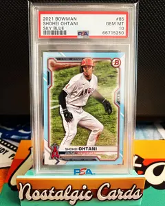 2021 Bowman Paper Shohei Ohtani