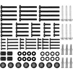Universal TV Installation Hardware Kit Includes M4 M5 M6 M8 TV Sets Screws and Spacers for Most TVs Up to 80"/204cm YF-UVSP