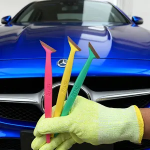 Zhuoneng Car Film Trimming Tool, Specialized Thin-Blade Scraper for Color Change Film, Car Wrap Film, and Door Edge Crevice Finishing, Car Tools