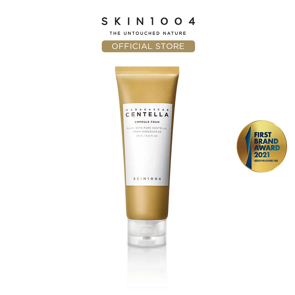 [SKIN1004 Official Shop] Centella Ampoule Foam 4.23 fl oz. (125ml) - Comfort Facial Cleansing Skincare Deep Soothing Squeeze Skin Repair