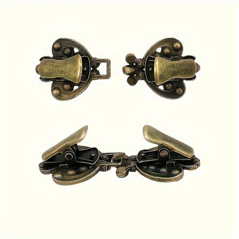 Vintage Rhinestone Sweater Clips 3-Pack, Versatile Vortex Cape Shawl Dress Clips, Fashion Jacket Fasteners & Scarf Holders for Ladies