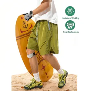 Outdoor quick-drying waterproof shorts - Lightweight fabric | Elastic waistband | Durable sports shorts suitable for football, hiking, camping and summer sports | Street style and fitness dual-fit for daily wear enthusiasts, basketball lovers