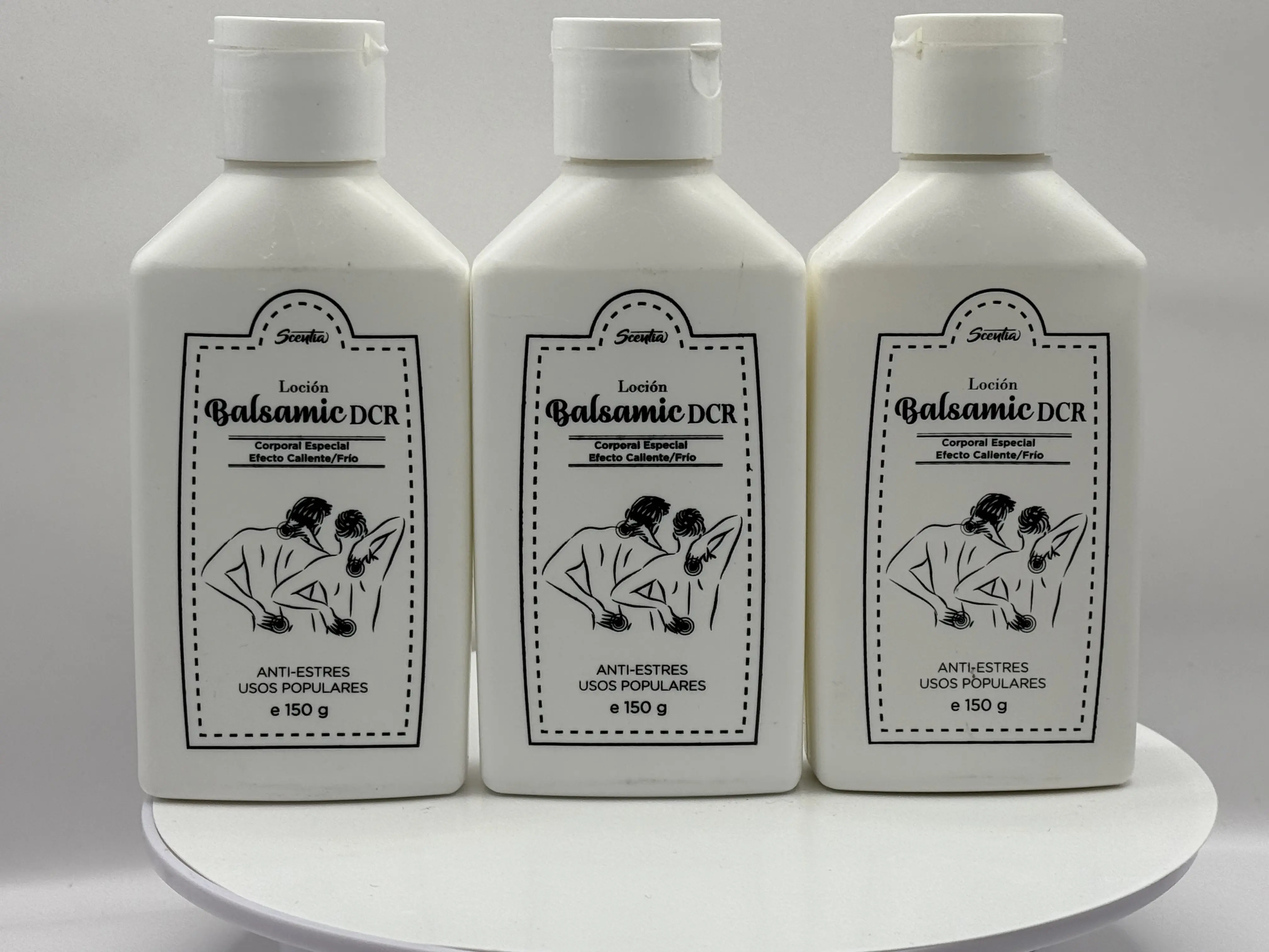 centia Loción Balsamic DCR, Crema Corporal para Masajes, Anti-estrés, paquet 3
