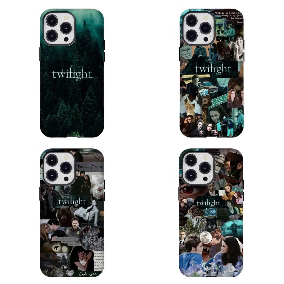 Vintage The Twilight Saga Phone Case Trendy Movie Phone Case Compatible for iPhone 17 16 15 14 13 12 11 and for Samsung S21-S25 Perfect Gift for Movie Fans Her/Him