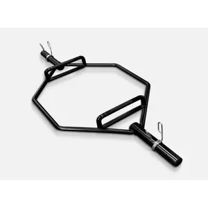 Heavy Duty Olympic Hex Trap Bar with Knurled Handles for Deadlifts Squats 1000lbs Capacity Weight Lifting Bodybuilding Training Home Gym Equipment