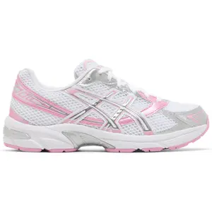 ASICS Gel-1130 White Pure Silver Pink Womens Sneaker 1202A507-100 Authenticity Guarantee, Rose Metallic Running Training Sneaker, Gel Unisex Chunky Running Athletic Shoe for Everyday Wear comfortable fit Men's
