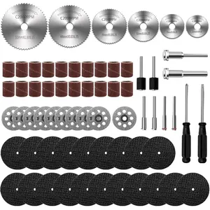 66 count  Wheel Set for Dremel Rotary Tool 20 count   Discs 6 count HSS Circular   10 count 545 22mm   Wheels 20 count Sanding Drum 8 count Shank and 2 count Screwdrivers
